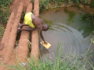 We can't let this child and many like him drink dirty water that could cause a deadly illness!