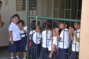 This is a school where CHRF has helped buy uniforms for the children so that they may receive an education.  