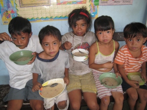 Five of the darling children fed and cared for by our Mother Joan in the Philippines! 