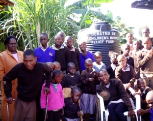 Another great clean water well serving a school for children with mental and physical disabilities in Kenya. 
