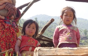 Together with your donations designated to Nepal Relief we can help children like these two who have had their homes destroyed. 